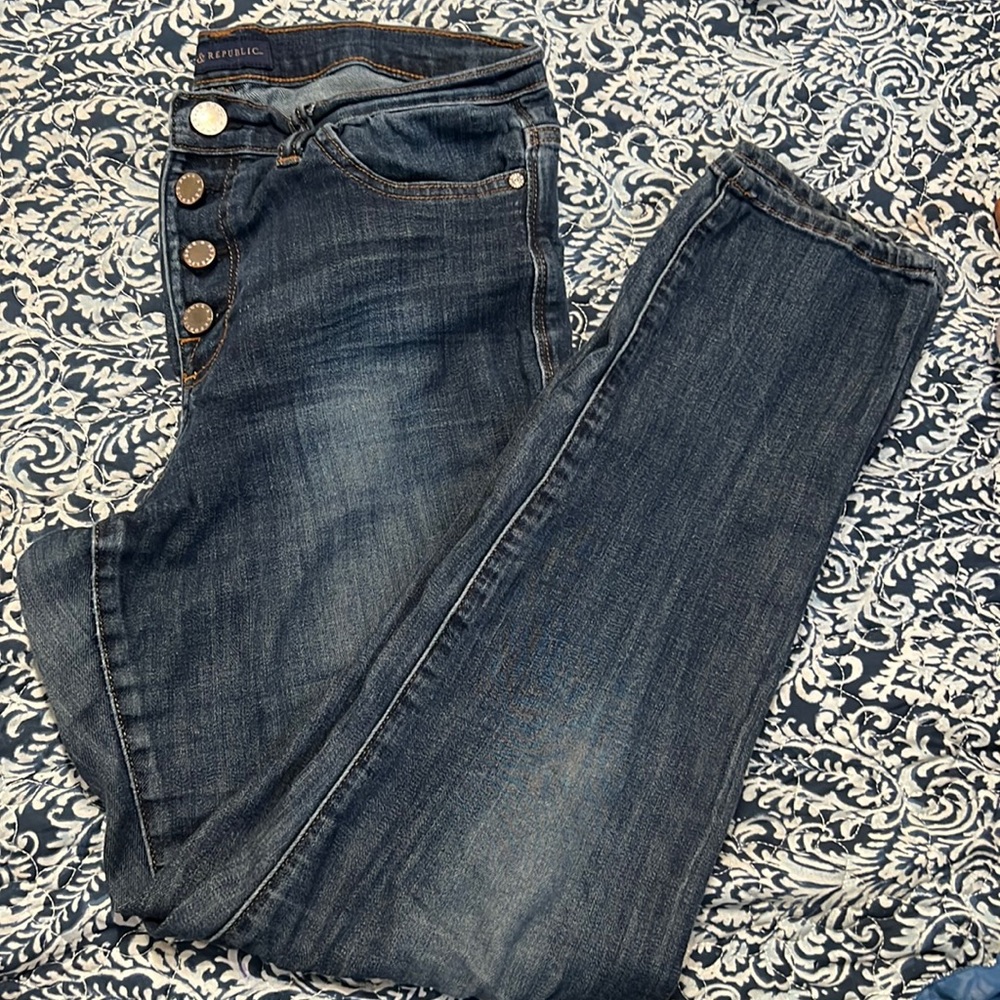 ***SOLD***   Rock and Republic jeans, button front size 12 M